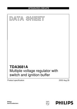 TDA3681A 数据手册首页