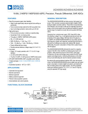 AD4000-4004-4008 datasheet cover page