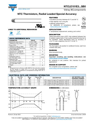 NTCLS101 数据手册首页