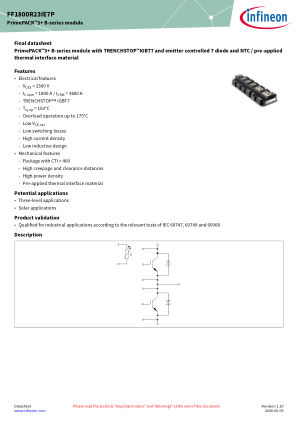 FF1800R23IE7P datasheet cover page
