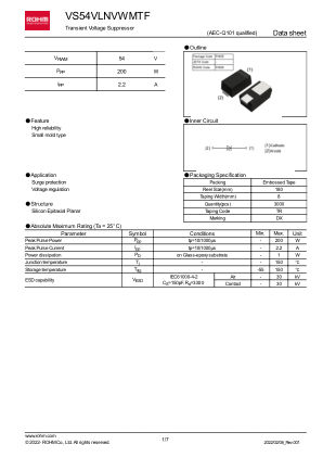 VS54VLNVWMTF datasheet cover page
