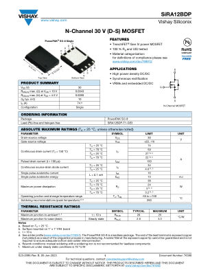 SIRA12BDP 数据手册首页