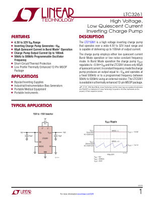 3261FB datasheet cover page