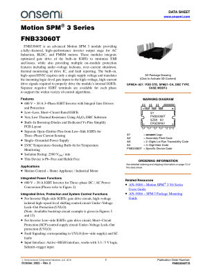 FNB33060T 数据手册首页