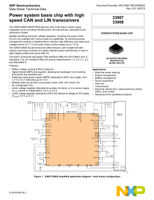 MC33907-MC33908D2 datasheet cover page