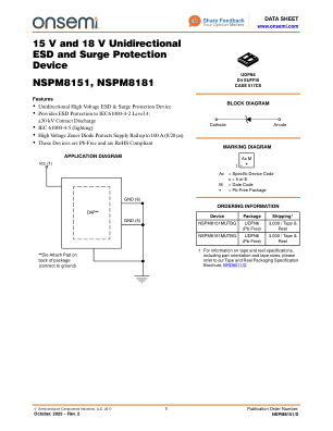 NSPM8151 数据手册首页