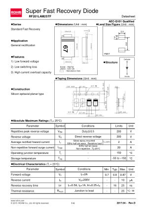 RF201LAM2STF datasheet cover page