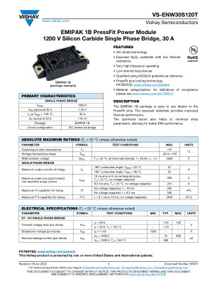VS-ENW30S120T datasheet cover page