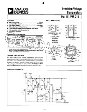 493680605PM111 datasheet cover page