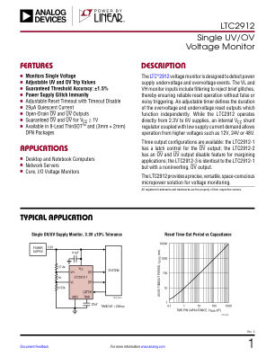 LTC2912 datasheet cover page