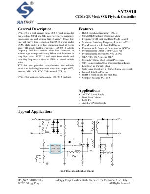 SY23510ABC datasheet cover page