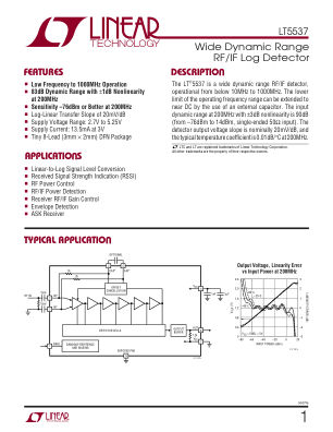 5537FA datasheet cover page