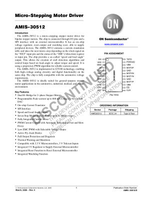 AMIS30512 数据手册首页