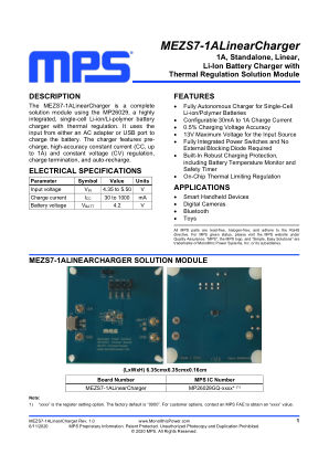 MEZS7-1ALINEARCHARGER 数据手册首页