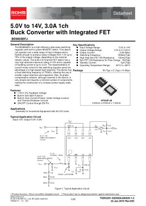 BD9859EFJ datasheet cover page