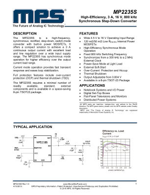 MP2235S datasheet cover page
