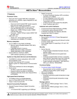 AM2732-Q1 datasheet cover page
