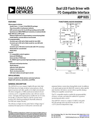 ADP1655 数据手册首页