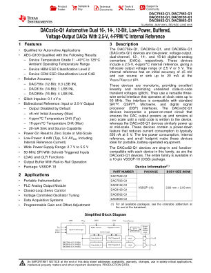 DAC8563-Q1 数据手册首页