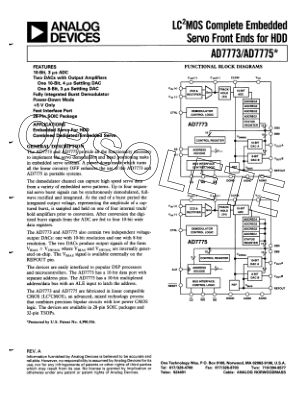 299377191AD7775 datasheet cover page