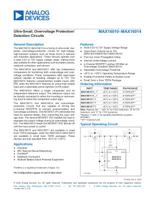 MAX16010-MAX16014 datasheet cover page
