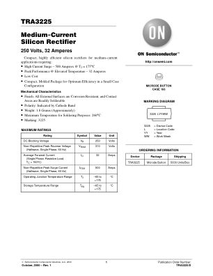 TRA3225 datasheet cover page