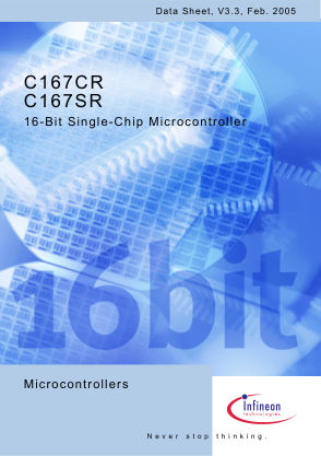 C167CR datasheet cover page
