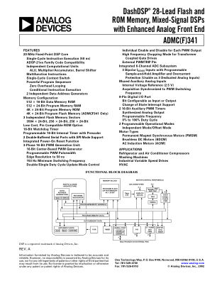 ADMCF341 数据手册首页