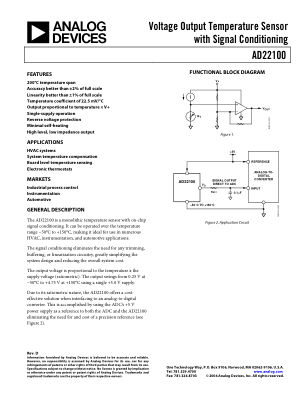 AD22100 数据手册首页