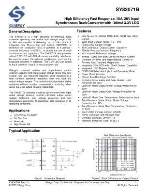 SY83071BTMC datasheet cover page