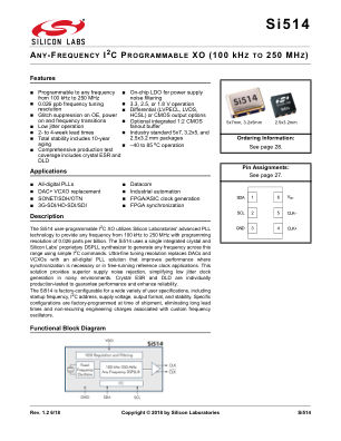 514KCC000887BAG datasheet cover page