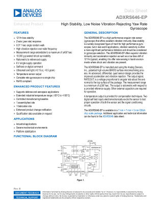ADXRS646-EP datasheet cover page