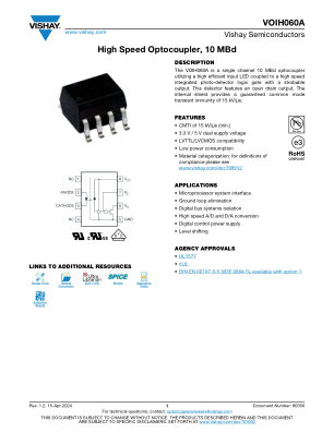 VOIH060A datasheet cover page