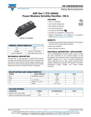 VS-VSKDS200045 datasheet cover page