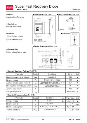 RFN1LAM7S datasheet cover page