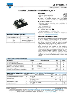 VS-UFB80FA40 数据手册首页