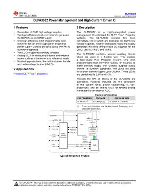 DLPA3082 datasheet cover page