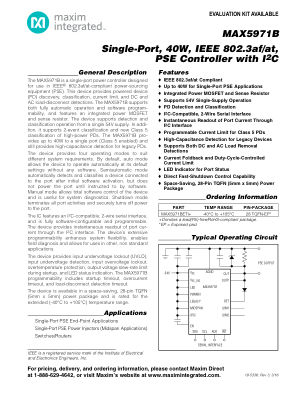 MAX5971B datasheet cover page