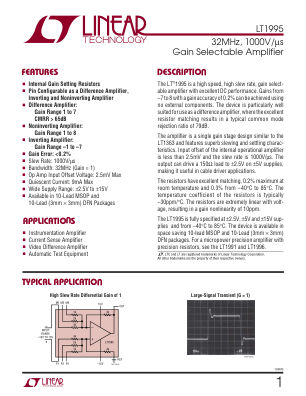 1995FB datasheet cover page
