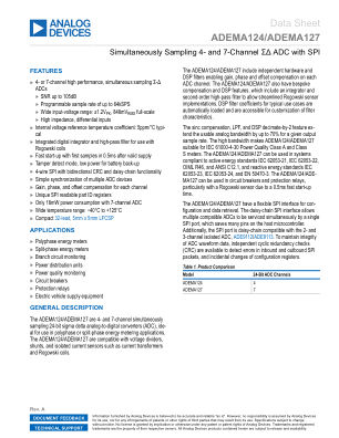 ADEMA124-127 datasheet cover page