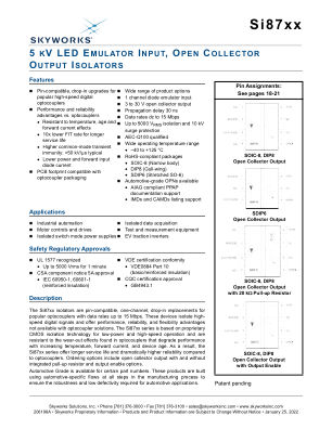 SI8710BD-B-ISR datasheet cover page