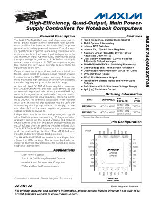 MAX8744-MAX8745 datasheet cover page