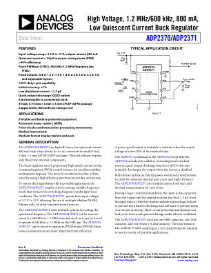 ADP2370 datasheet cover page