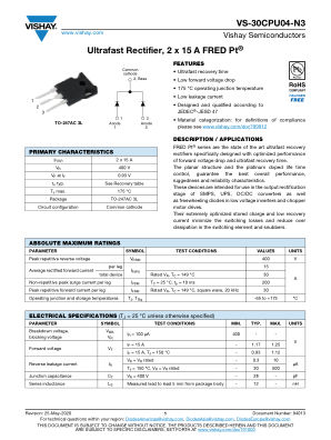 VS-30CPU04P 数据手册首页