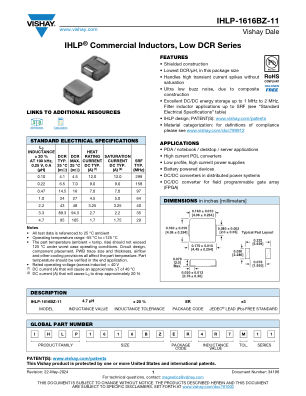 LP16BZ11 datasheet cover page