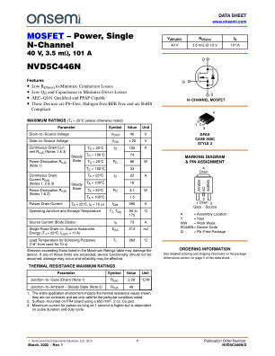 NVD5C446N 数据手册首页