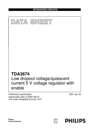 TDA3674 datasheet cover page