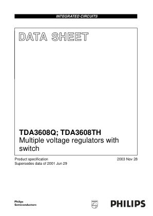 TDA3608Q 数据手册首页