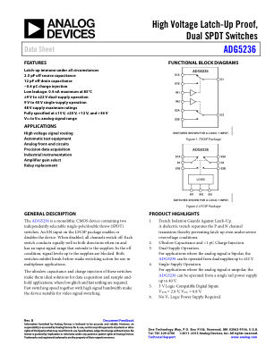 ADG5236 datasheet cover page