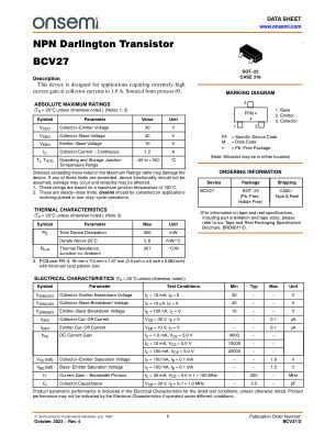 BCV27 数据手册首页